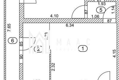 Apartament cu 2 camere în Vest