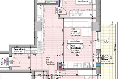 Apartament cu 3 camere în Faleză - 11
