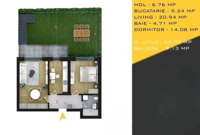 Apartament cu 2 camere decomandat în Industriilor - 3