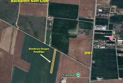 Lot de casa lângă DN1, Tâncăbești Snagov, intrarea Bucharest Golf Club - 2