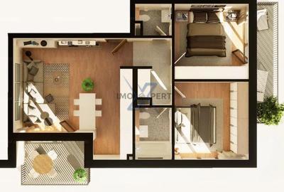 Apartament de 2 camere, Intre Lacuri , Bloc Nou! - 15