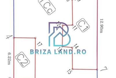Bucurestii Noi, Laminorului, teren 322mp, d=12.38m, casa demolabila - 5
