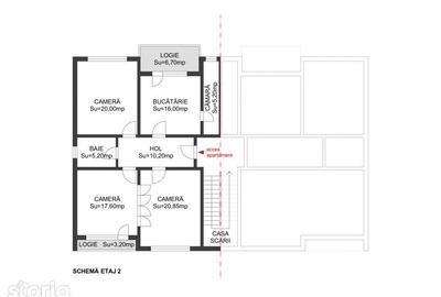 Apartament cu 3 camere în Central - 10