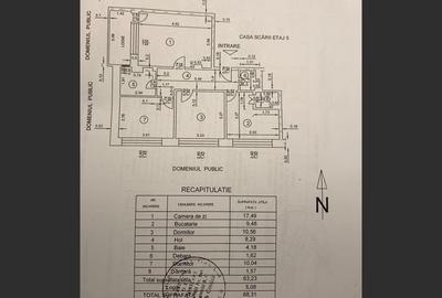 Apartament 3 cam. bloc cu lift, loc de parcare, Stomatologie - 9