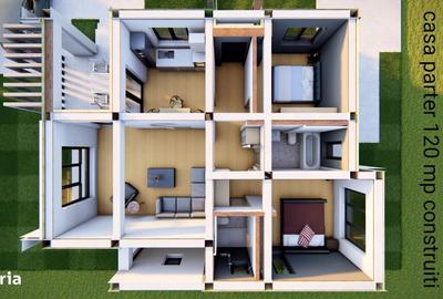 Casă cu 3 camere în Pielești - 2