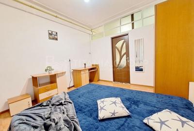 Garsoniera mobilata+camera la demisol, zona Tractorul, comision 0 - 4