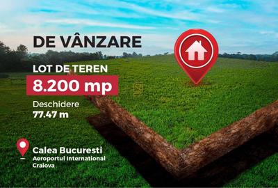 Teren 8.200 mp, Aeroportul International Craiova, deschidere la E574 - 4