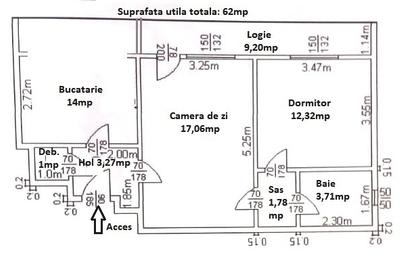 Apartament cu 2 camere semidecomandat în Titan - 13