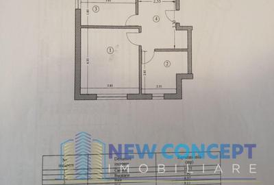 Apartament de vanzare,1 camera, Zona Valea Adanca ( magazin La Doi Pasi) - 3