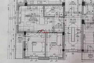 Apartament cu 3 camere semidecomandat, mobilat în Florești - 19
