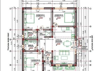Casa in Cristian, plan parter, 3 dormitoare, 120mp utili, teren 550mp, Cristian - 12
