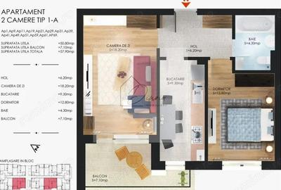 COM 0% I Apartament 2 camere Metalurgiei I Cartier Solar I finalizat - 3