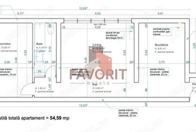 2 camere | centrala proprie | zona excelenta | mobilat si utilat - 11