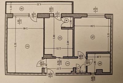Apartament cu 2 camere decomandat în B-dul București - 7