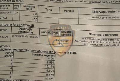 4 camere Inel II Coiciu 84 mp, teren intravilan 150 mp, deschidere 9.89 mp, beci - 16