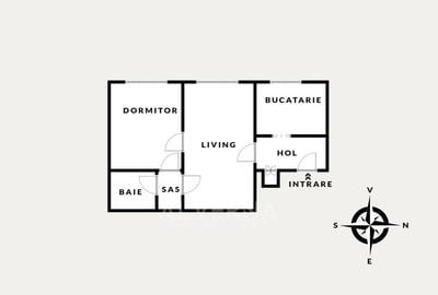 COMISION 0% - Apartament 2 camere pe str. Horea | 45mp | parcare* - 11