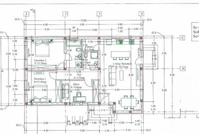 Casă cu 3 camere în Unirea - 2