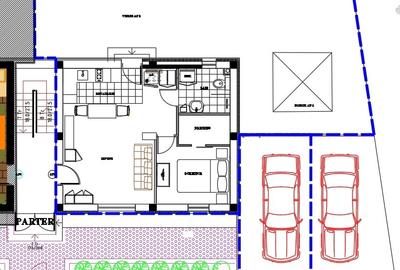 Apartament cu 2 camere semidecomandat în Giurgiului