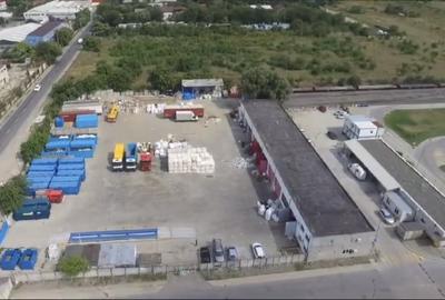 Platforma industriala, 7000 mp teren asfaltat + 1000 mp Hala si Birou - 2