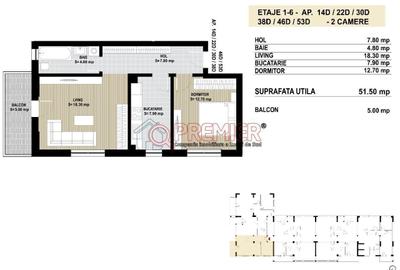 Apartament cu 2 camere decomandat în Metalurgiei - 1