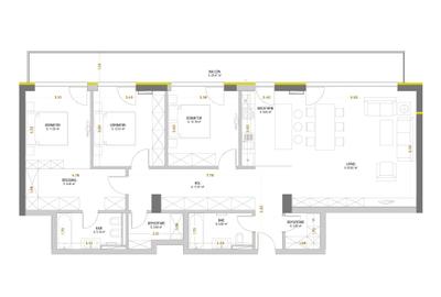 De vanzare apartament cu 4 camere decomandat Urban Plaza - 6