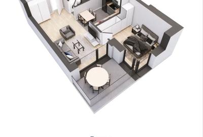 Apartament cu 2 camere semidecomandat în Aviației - 4