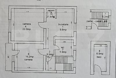 Casa 4 camere 110 mp .Teren 200 mp . Odoreu - 11