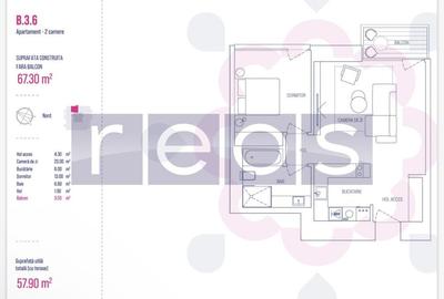 OPORTUNITATE| ETAJ 3-6-9-13 |2CAMERE| VEDERE PANORAMICA|ONE VERDI PARK - 10