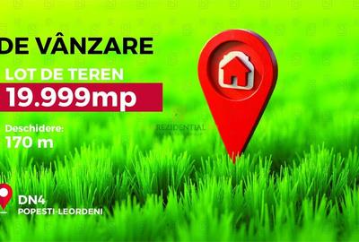 Teren intravilan 19.999 mp, Oras Popesti-Leordeni, Cartierul Agropol - 2