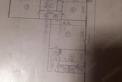 Apartament cu 3 camere semidecomandat în Central - 5