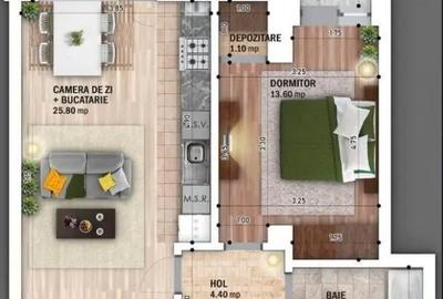 Apartament cu 2 camere decomandat în Nicolae Grigorescu - 2