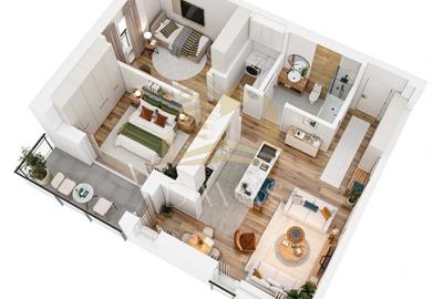 Apartament in bloc Nou de 3 camere - Parcare | Baciu - 1