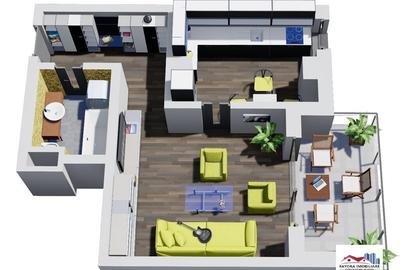 Apartament 1 Camera Tip A1.2 de in Ansamblul Green Residenc - 1