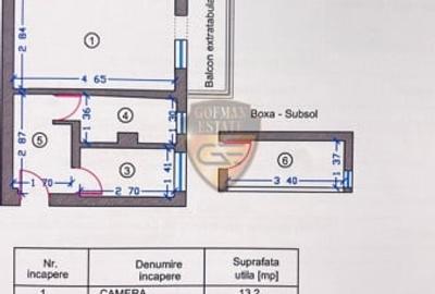 Apartament cu 2 camere semidecomandat în Km 4-5 - 1