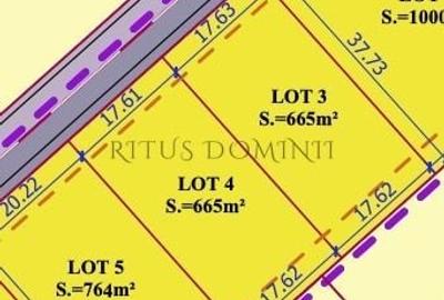 Teren Construcții intravilan de 665 mp, în Sânmartin - 1