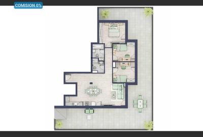 Apartment for sale, Semi-detached, Floor 5, 4 Rooms, 83 m2 - 1