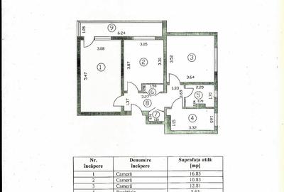 Apartament cu 3 camere decomandat în Giurgiului - 1