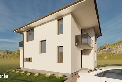 Casă cu 4 camere cu Teren 500 Mp în Chinteni