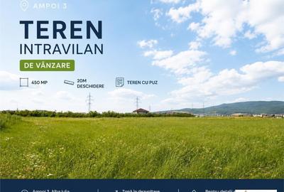 Teren de 450 mp, în Ampoi 3