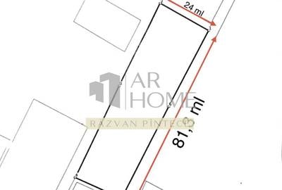 Teren intravilan 1900 mp, langa padure, intrare Gageni Paule - 1