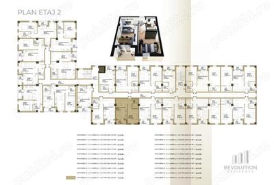 Apartament cu 3 camere decomandat în Republicii - 1