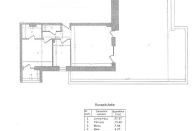 Apartament 3 camere | Terasa 100mp | 5 min M1 | Parcare | NOU - 14
