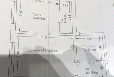 Apartament cu 2 camere, mobilat în Brotăcei - 13