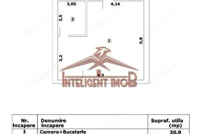 Studio modern de vanzare, 36mp utili + terasa spa?ioasa 12.5mp - NEGOIU
