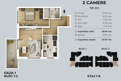 Apartament 2 camere - 3