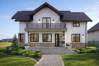 Casă cu 5 camere cu Teren 541 Mp în Exterior Est