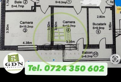 Apartament cu 2 camere în Tineretului - 2
