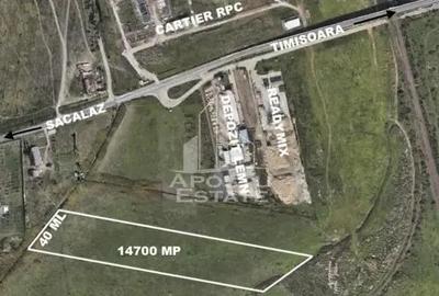 Teren industrial 14700 mp, zona in plina expansiune, Mehala. - 1