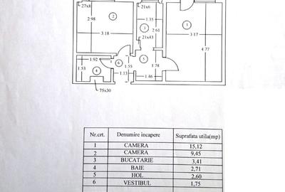 Apartament cu 2 camere decomandat în Tei - 1