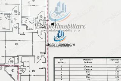 Apartament cu 3 camere semidecomandat în Calea Romanului - 9